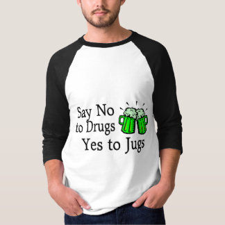 T-shirt Dites non au Jour de la Saint Patrick vert de