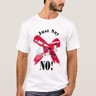 T-shirt Dites non aux drogues