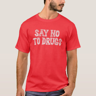 T-shirt Dites Non Aux Drogues Sans Drogue Red Ribbon Week