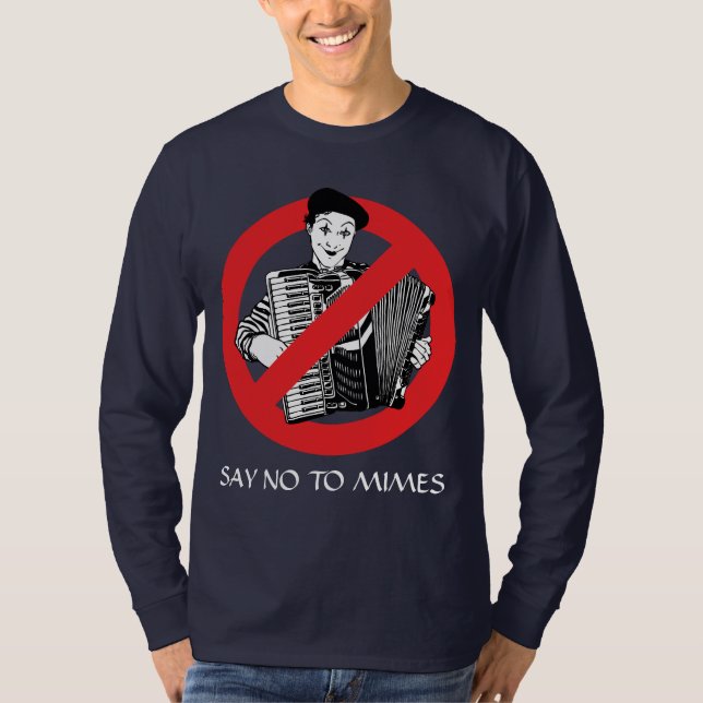 T-SHIRT DITES NON AUX PANTOMIMES (Devant)
