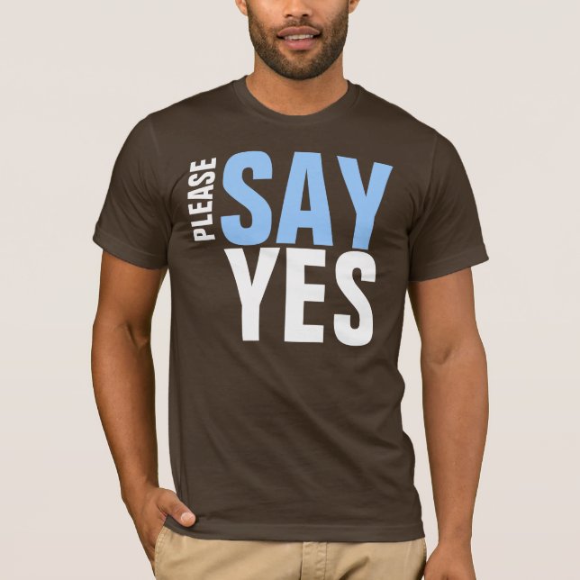 T-SHIRT DITES SVP OUI (Devant)
