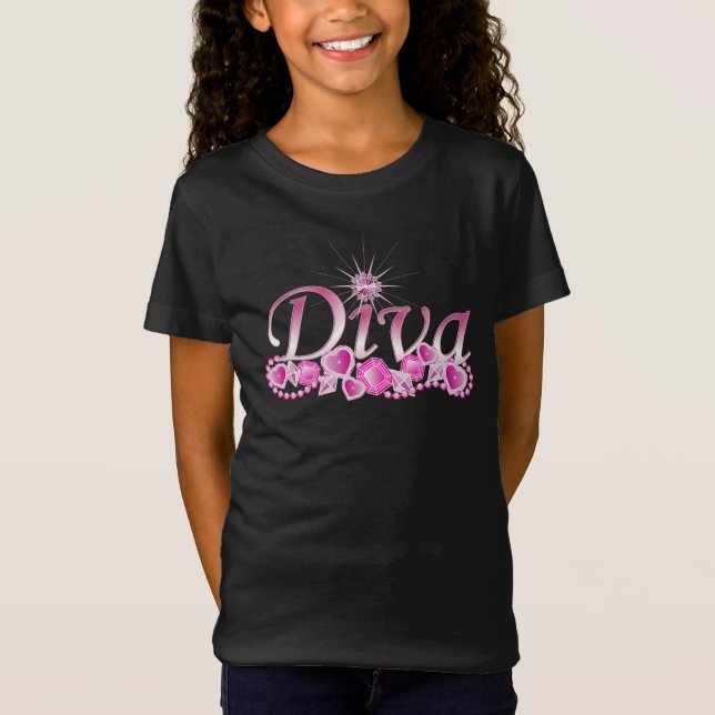 T-Shirt Diva Bling (Devant)