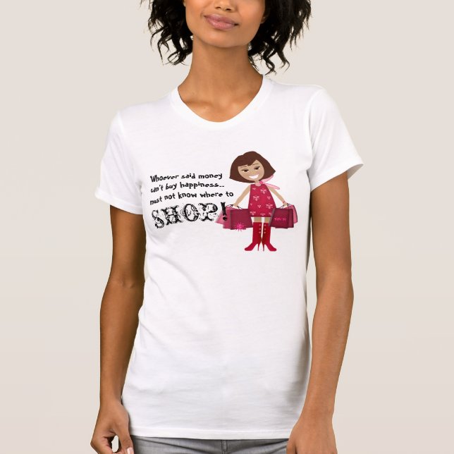T-shirt Diva d'achats (Devant)
