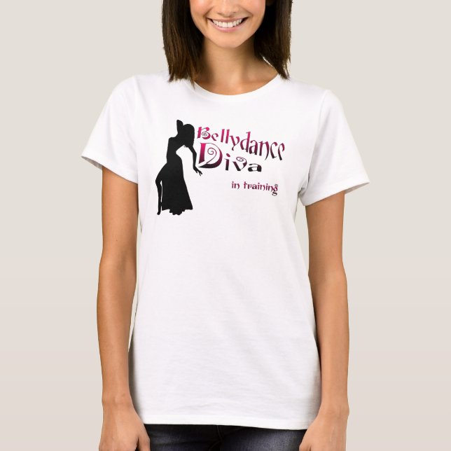 T-shirt Diva de Bellydance dans la formation (Devant)