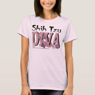 T-shirt DIVA de Shih Tzu