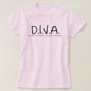 T-shirt DIVA - Définition des femmes divorcées