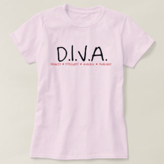 T-shirt DIVA - Définition des femmes divorcées
