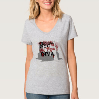 T-shirt Diva majestueuse mauvaise de NYC - édition de Dana