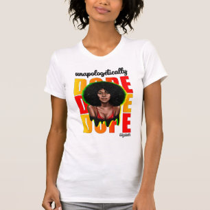 T-shirt Diva noire élégante avec un style moderne audacieu