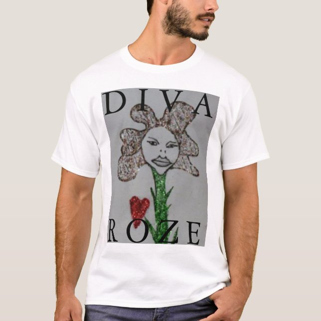 T-SHIRT DIVA ROZE IV (Devant)
