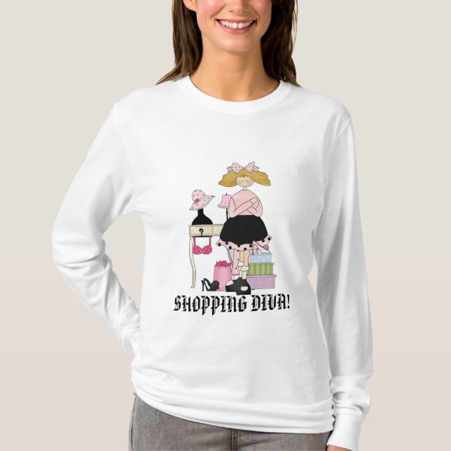 T-shirt DIVA SHOPPING (Devant)