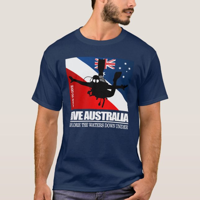 T-shirt Dive Australia DF2 (Devant)