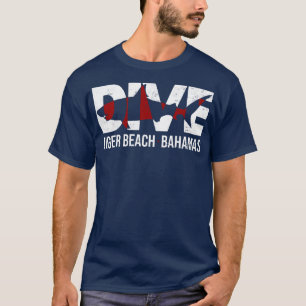 T-shirt DIVE Bahamas Tiger Beach SCUBA Diving Shark