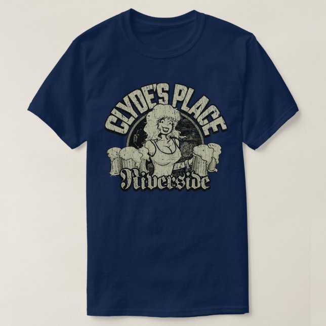 T-shirt Dive Bar Clydes Place 9 (Design devant)