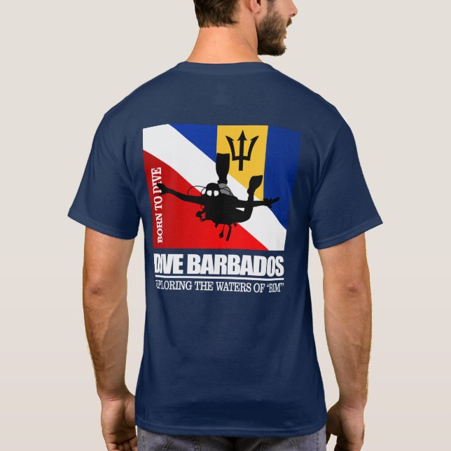 T-shirt Dive Barbados DF2 (Dos)