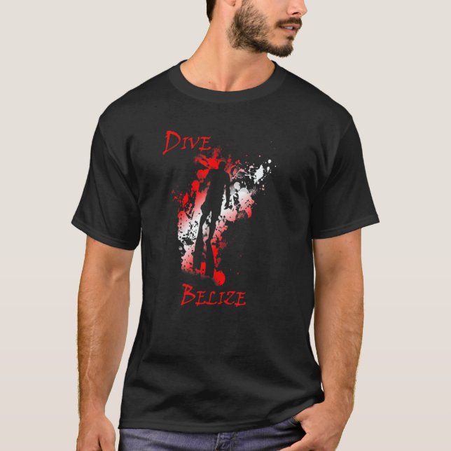 T-shirt Dive Belize Vacation Diving (Devant)