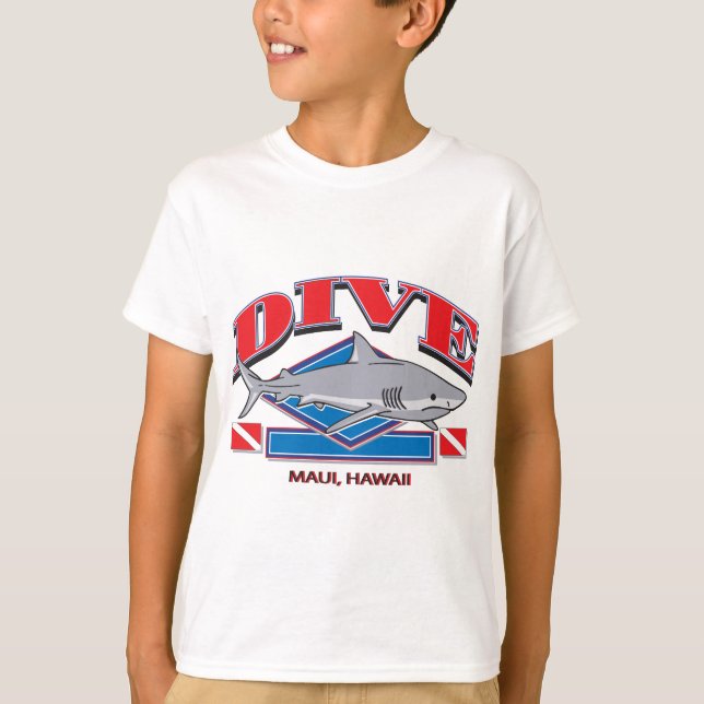 T-shirt Dive Hawaii, (Devant)
