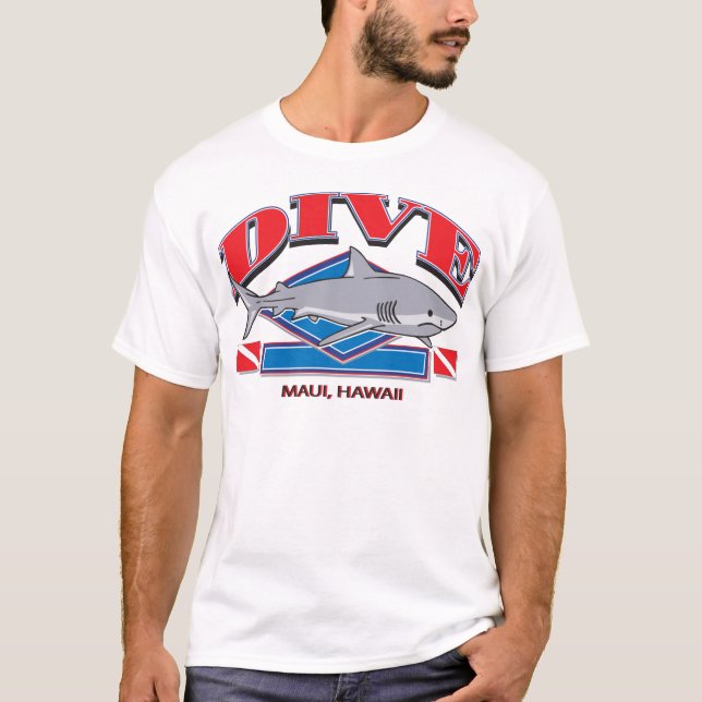 T-shirt Dive Hawaii, (Devant)
