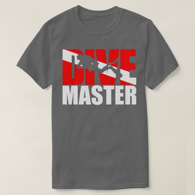 T-shirt Dive Master plongée plongée cadeau (Design devant)