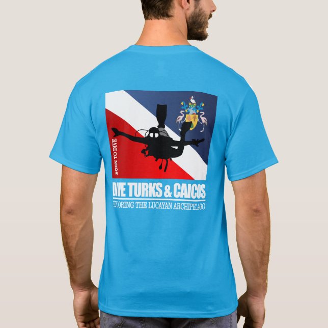 T-shirt Dive Turks & Caicos DF2 (Dos)