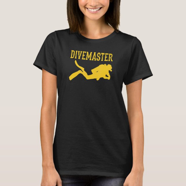T-shirt Divemaster Scuba Plongée Instructor Dive Style Dra (Devant)