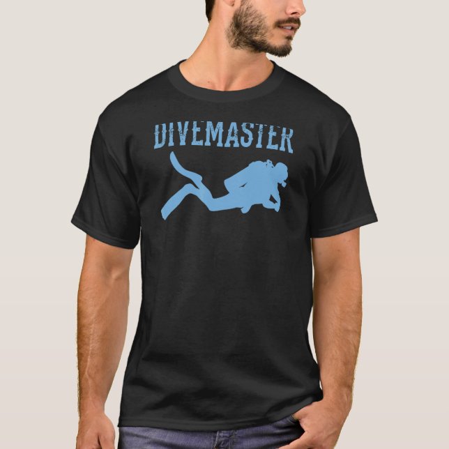 T-shirt Divemaster Scuba Plongée Instructor Dive Style Dra (Devant)