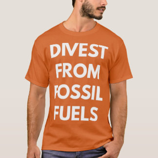 T-shirt Diver Des Combustibles Fossiles