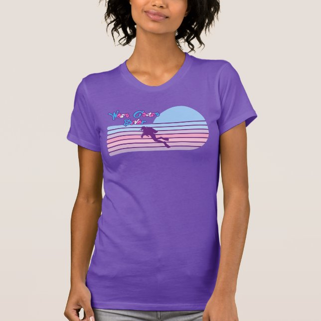 T-shirt Diver trans de la côte ouest (Devant)