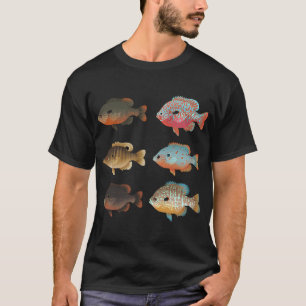 T-shirt Divers crapets (Lepomis sp.) Pack
