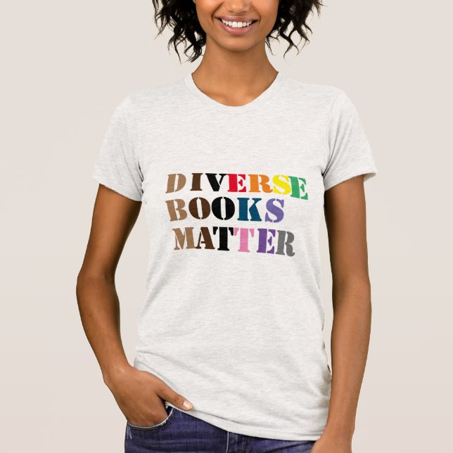 T-shirt Divers livres comptent (Devant)
