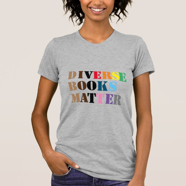 T-shirt Divers livres sont gris (Devant)