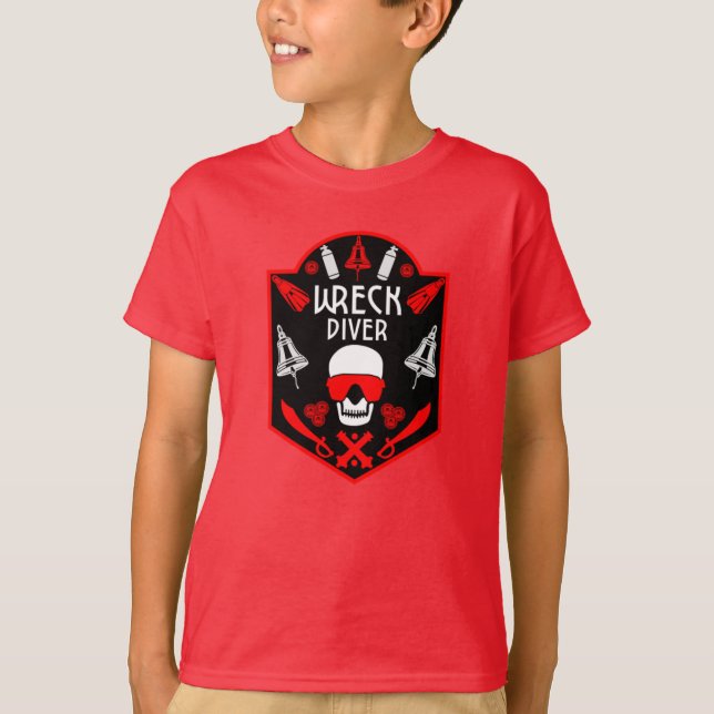 T-shirt Divers naufrages (Devant)