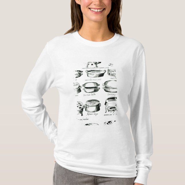 T-shirt Divers navires de cuisine, 1570 (Devant)