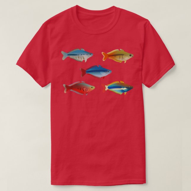 T-shirt Divers pack Chilantherina Rainbowfish (Design devant)