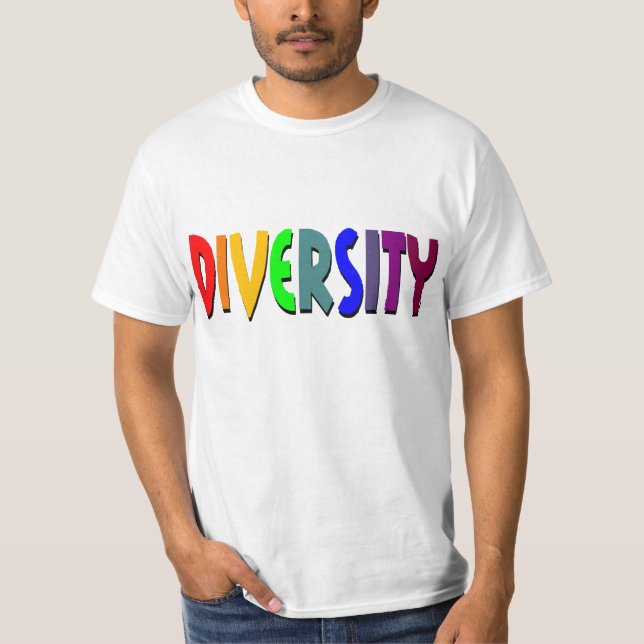 T-shirt Diversité (Arc-en-ciel) (Devant)