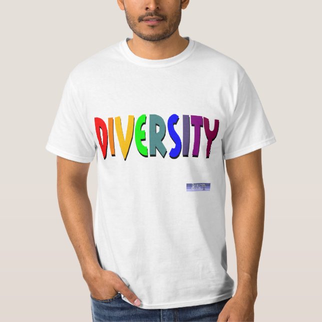 T-shirt Diversité (Arc-en-ciel) (Devant)