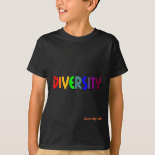 T-shirt Diversité (arc-en-ciel) (la chemise de l'enfant
