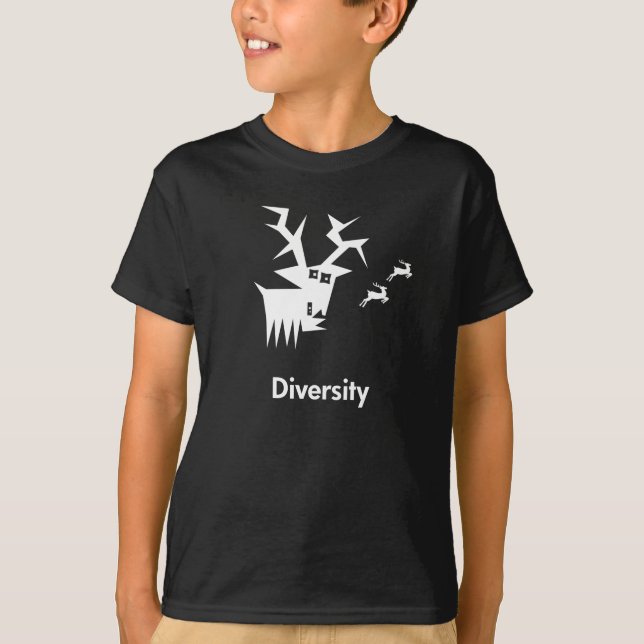 T-shirt Diversité des cerfs (Devant)