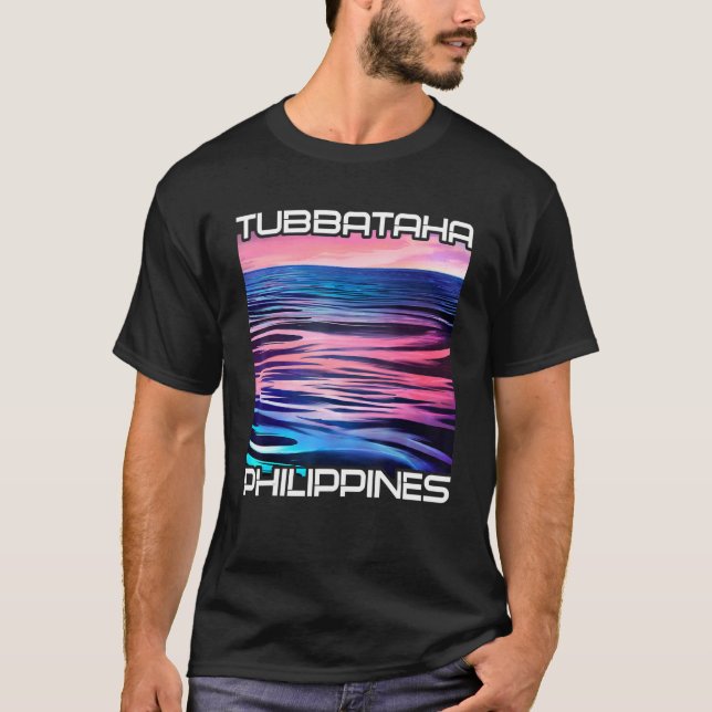 T-shirt Divespot Dive Diver Philippines Tubbataha (Devant)