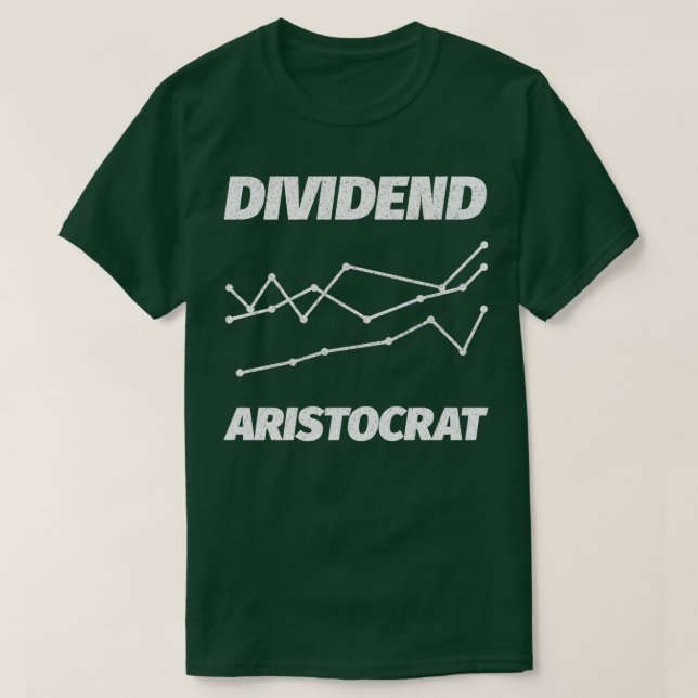 T-SHIRT DIVIDENDE MARCHÉ STOCK ARISTOCRATE (Design devant)