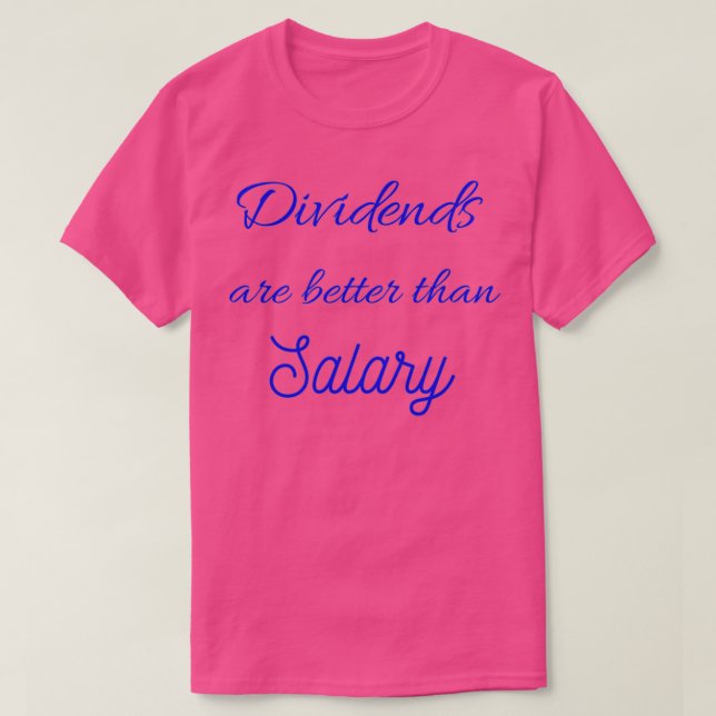 T-shirt Dividendes Chemise (Design devant)