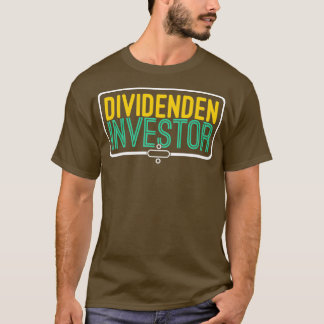 T-shirt Dividendes Investisseurs capitalistes actions cons