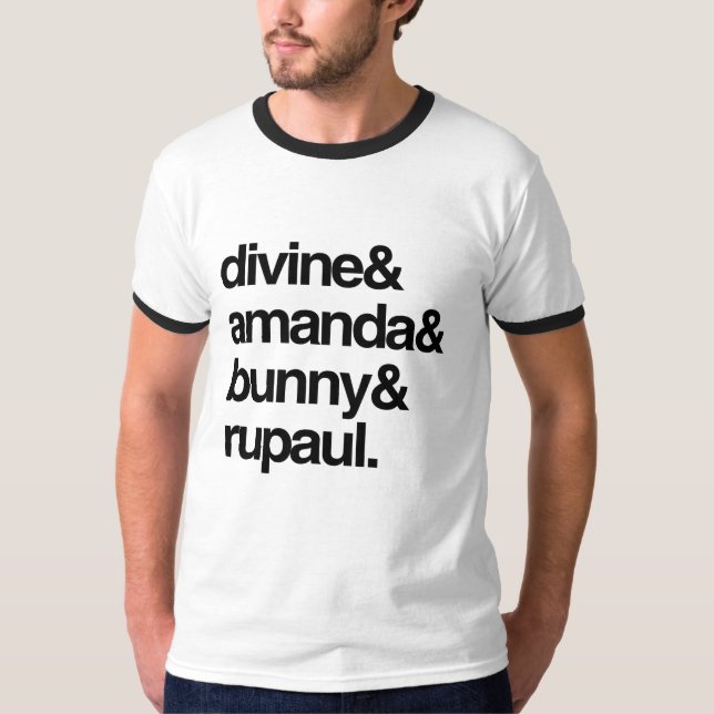 T-shirt Divine Amanda Bunny et Ru (Devant)