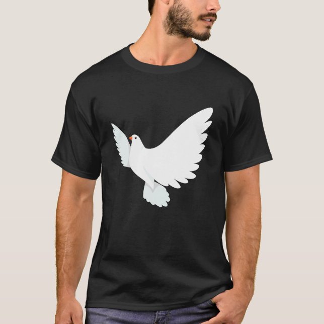 T-shirt Divine Female  Peace Dove (Devant)