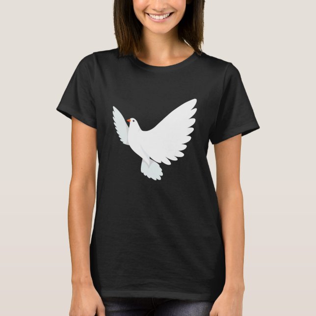 T-shirt Divine Femme Peace Dove (Devant)