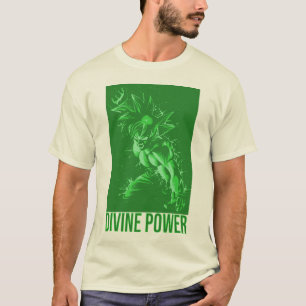 T-shirt Divine Power Design Anime Workout - Energy Fitness
