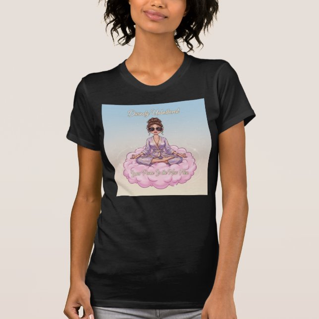 T-shirt Divinement Imperturbable – La Paix Intérieure Est  (Devant)