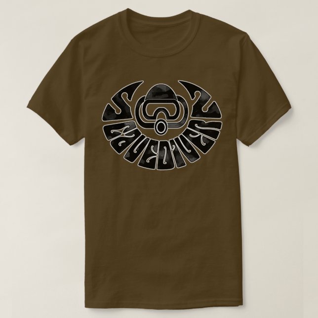 T-shirt Diving de la cave de Line Arrow (Design devant)