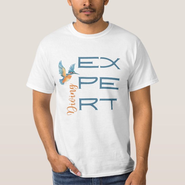 T-shirt Diving expert (Devant)