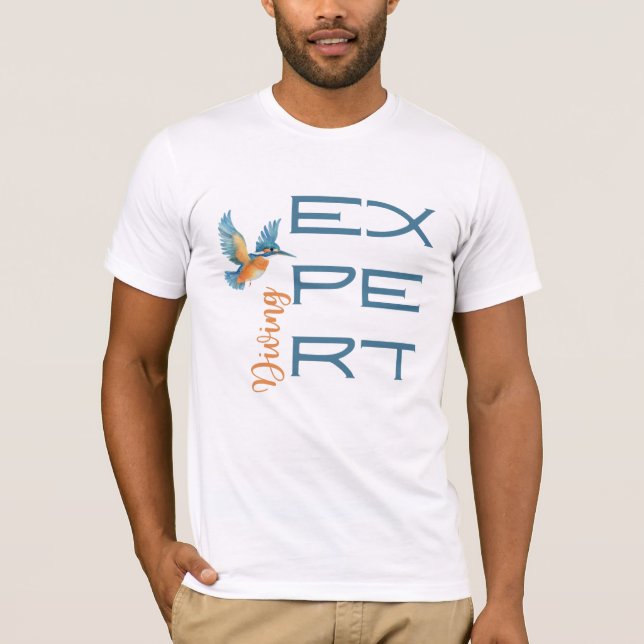 T-shirt Diving expert (Devant)